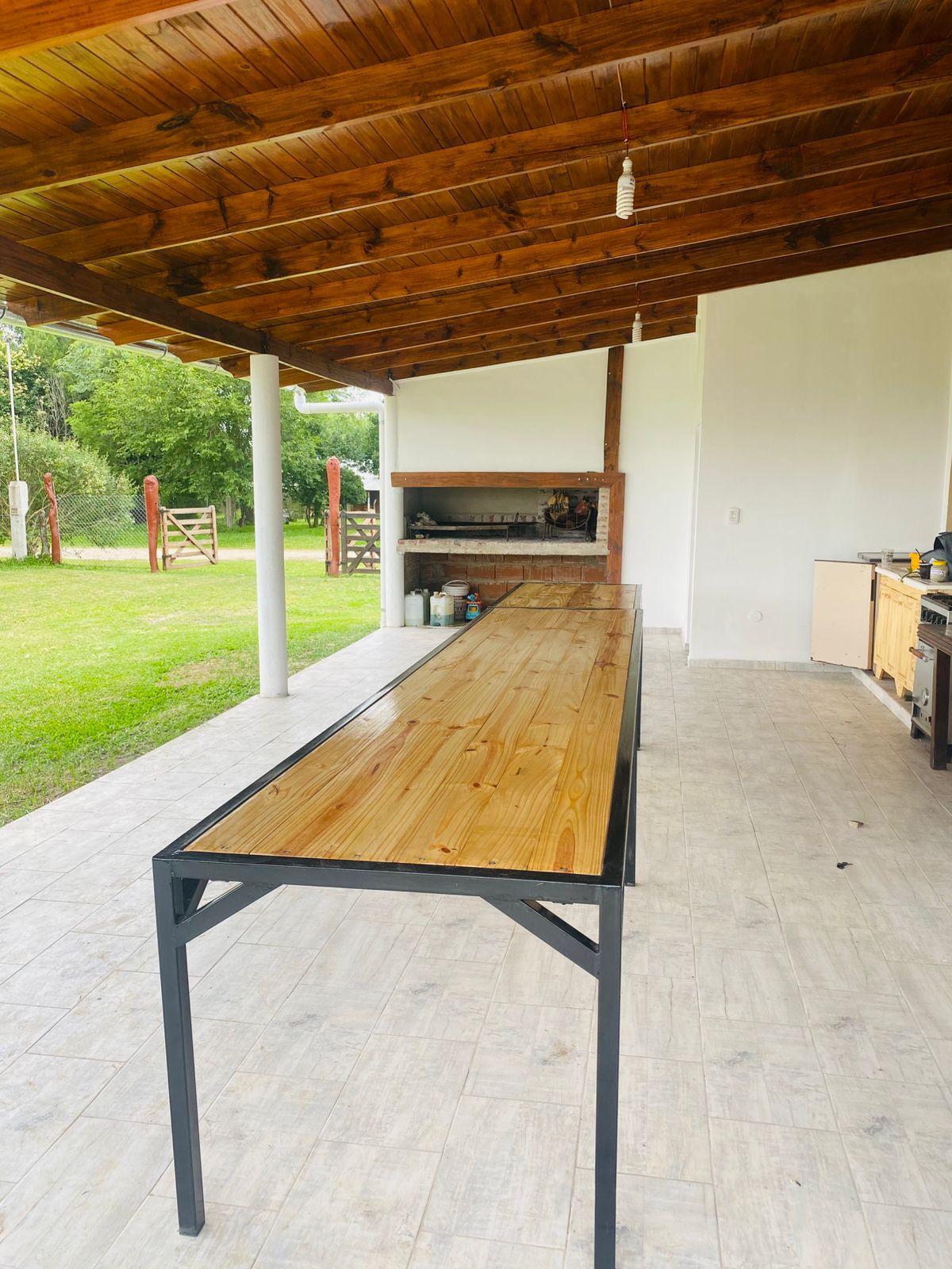 Quincho techo de madera